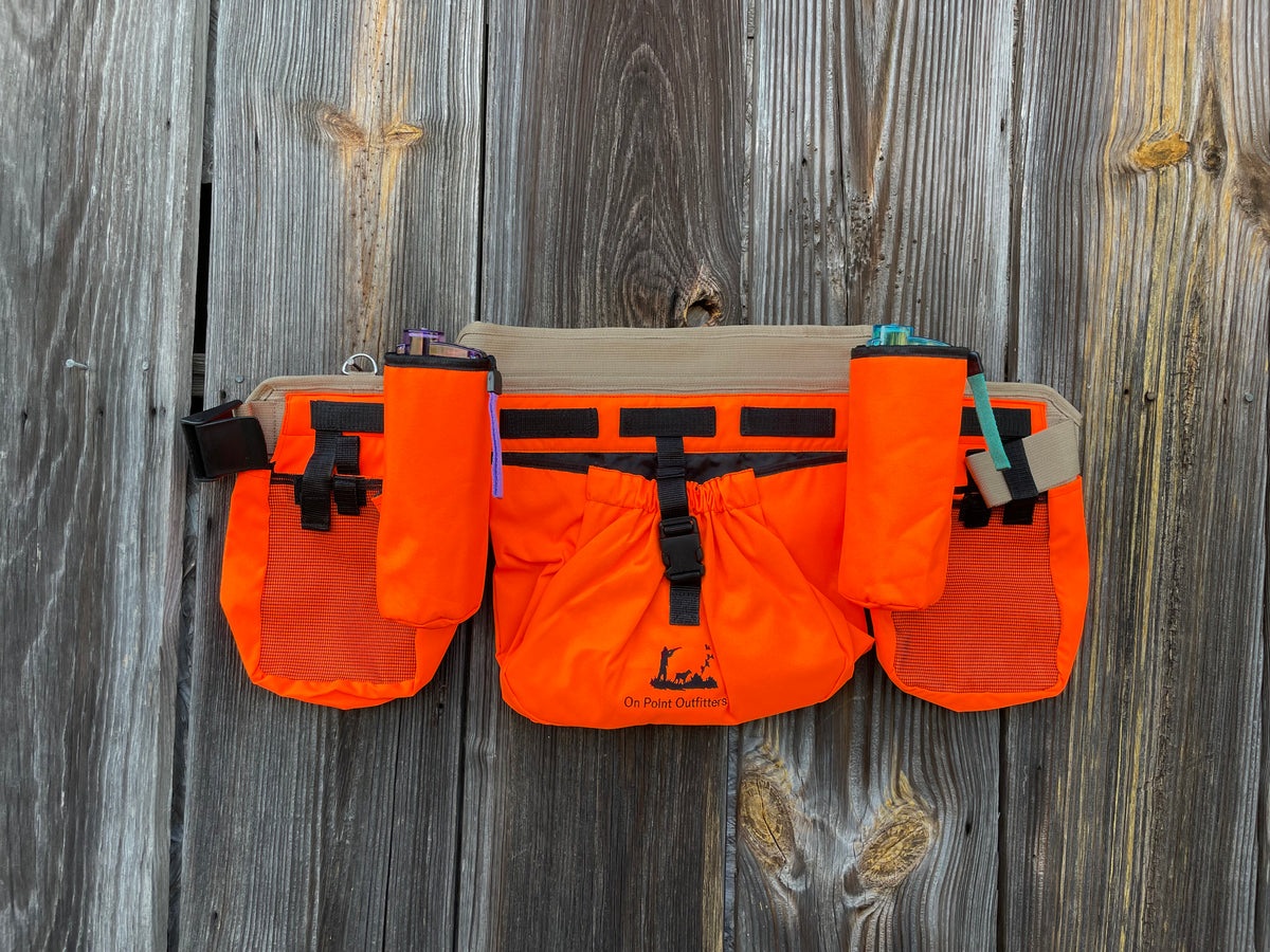 Back Support Bird Belt with 2 Water Bottles On Point Outfitters and